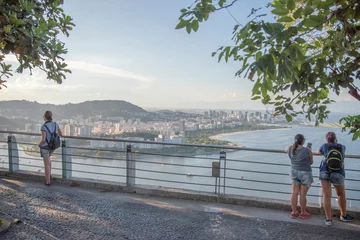 Photo sur Plexiglas Copacabana, Rio de Janeiro, Brésil Rio de Janeiro observation deck of the sugar loaf.