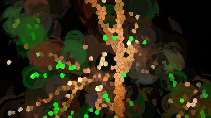 Taxodium Tree Botanical 3D Rendering