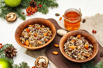 Traditional Christmas dish Kutya