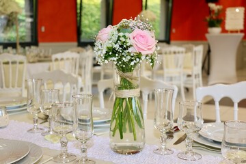 BOUQUET FLEUR 
VASE 
CENTRE DE TABLE
DECORS 
FETE
