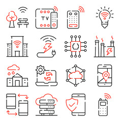 Pack of Internet of Things Icons 

