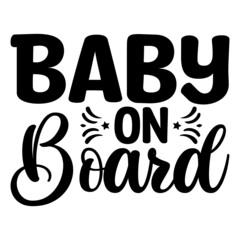 Baby on board Svg