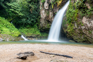 paisaje natural de las Cascadas Las Brisas en Cuetzalan Puebla México