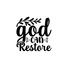 God can restore Svg