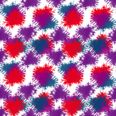 Tie dye patterns Batik brush seamless and repeat pattern design. Spiral Acrylic Illustration Pattern. Shibori. Orchid Smoke Fashion Abstract- 632.