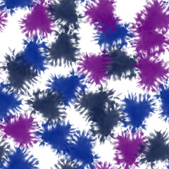 Fototapeta na wymiar Tie dye patterns Batik brush seamless and repeat pattern design. Spiral Acrylic Illustration Pattern. Shibori. Orchid Smoke Fashion Abstract- 639.