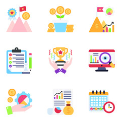 Pack of Business Flat Icons

