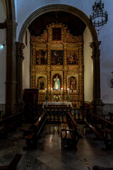 Fototapeta na wymiar The interior of church Nuestra Senora de la Pena de Francia. Puerto de la Cruz. Canary Islands. Spain.