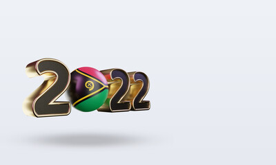 3d text 2022 Vanuatu flag rendering 3d  text 2022 flag rendering  view view