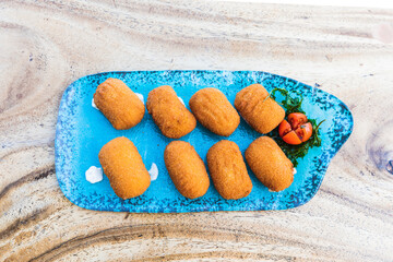 Croquette dish