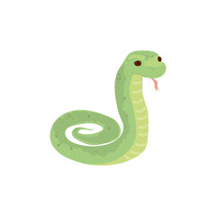 green snake design