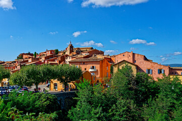 Obraz premium Village de Roussillon, France