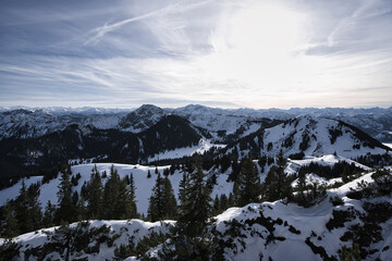 winter mountain landscape