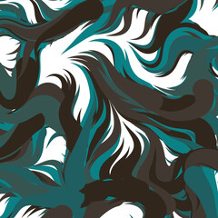 Abstract Perlin Noise Geometric Pattern generative computational art illustration