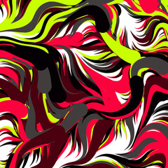 Abstract Perlin Noise Geometric Pattern generative computational art illustration