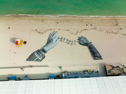 Miami Beach Art Basel On The Sand