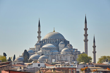 The beautiful Suleymaniye Camii Istanbul