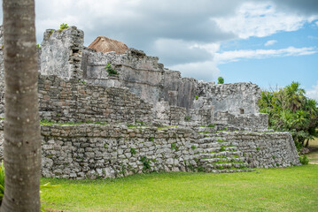 Tulum Archaeological Zone ancient ruins near Cancun, Mexico