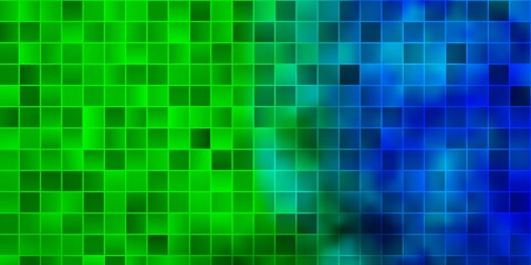 Dark Multicolor vector backdrop with rectangles.