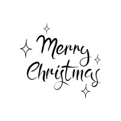merry christmas lettering