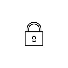 Lock  icon,  lock sign vector