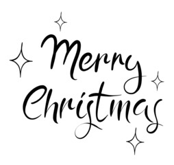 lettering illustration christmas