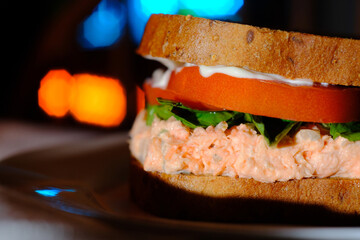 Salmon Salad Sandwich