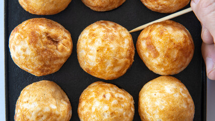 日本のタコ焼き”Japanese Octopus Dumplings”