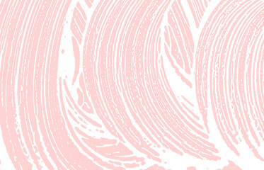 Grunge texture. Distress pink rough trace. Fetchin