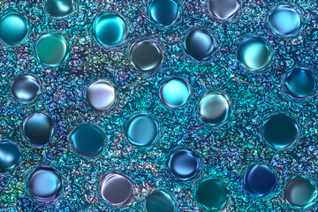 Abstract blue metallic background with textured surface.
