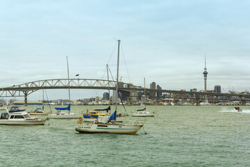 View to Auckland City New Zealand from Birkenhead