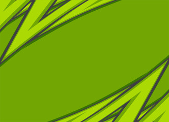 Abstract background with green zigzag line pattern and some copy space area