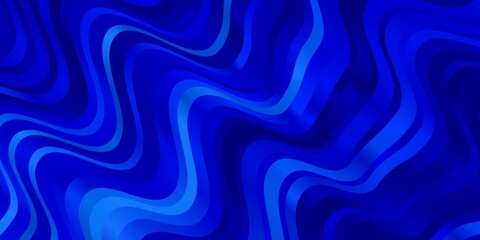 Obraz premium Light BLUE vector texture with circular arc.