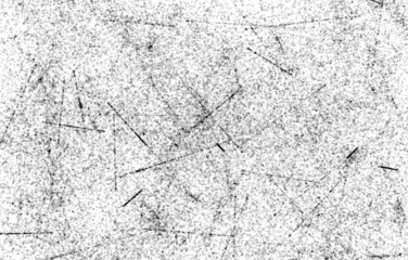 Grunge black and white pattern. Monochrome particles abstract texture. Background of cracks, scuffs, chips, stains, ink spots, lines. Dark design background surface.

