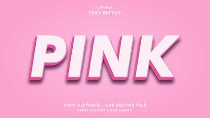 Pink Valentine Text Effect Editable