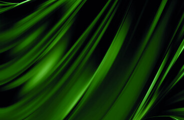 Dark green waves art vectoral background