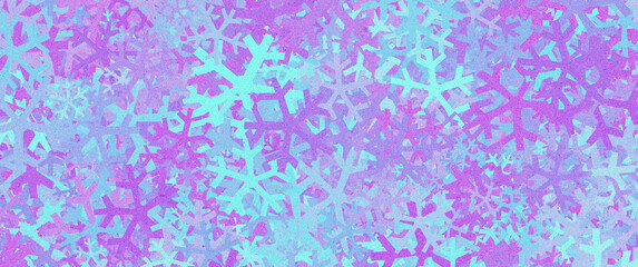 colorful winter show snowflakes background, bg, texture, wallpaper, place for your product
