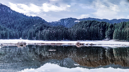 Landscape of Khajjiar Valley Himachal Pradesh