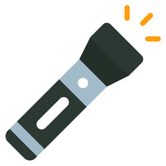 flashlight flat icon