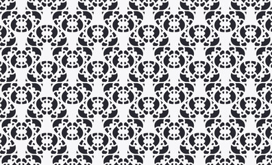 Vector seamless geometric pattern texture design template