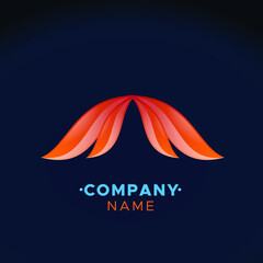 This an abstract colorful A letter Vector logo for Business Company, Brand Logo, abstract colorful illustration