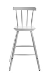 High chair on white background