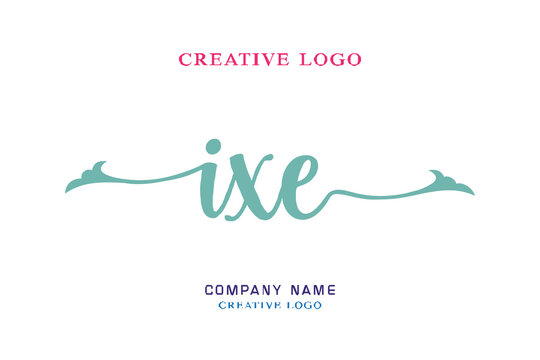 IXE lettering logo is simple, easy to understand and authoritative