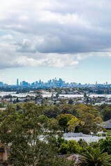 Sydney City Skyline from Southern Suburbs