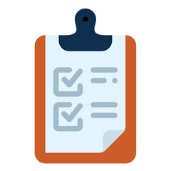 clipboard flat icon