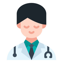 doctor flat icon