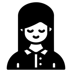 female glyph icon