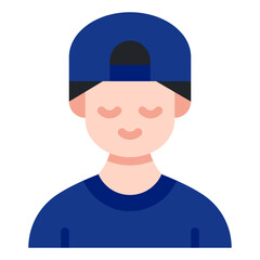 boy flat icon