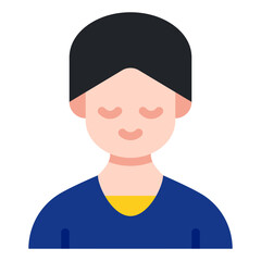 male flat icon