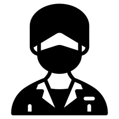 reception glyph icon